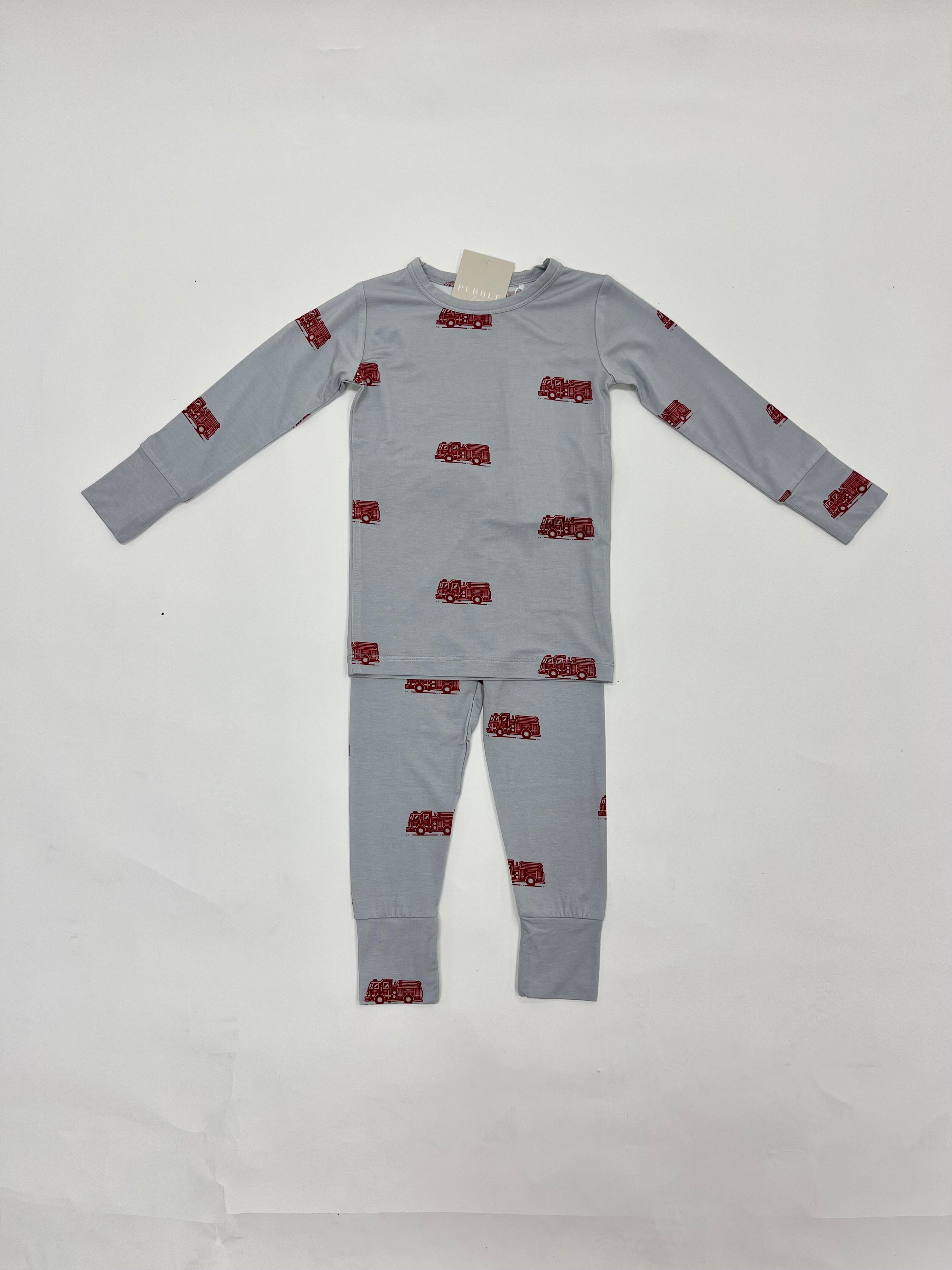 Bamboo Pajamas - Firetruck