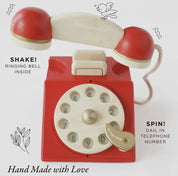 Vintage Wooden Phone