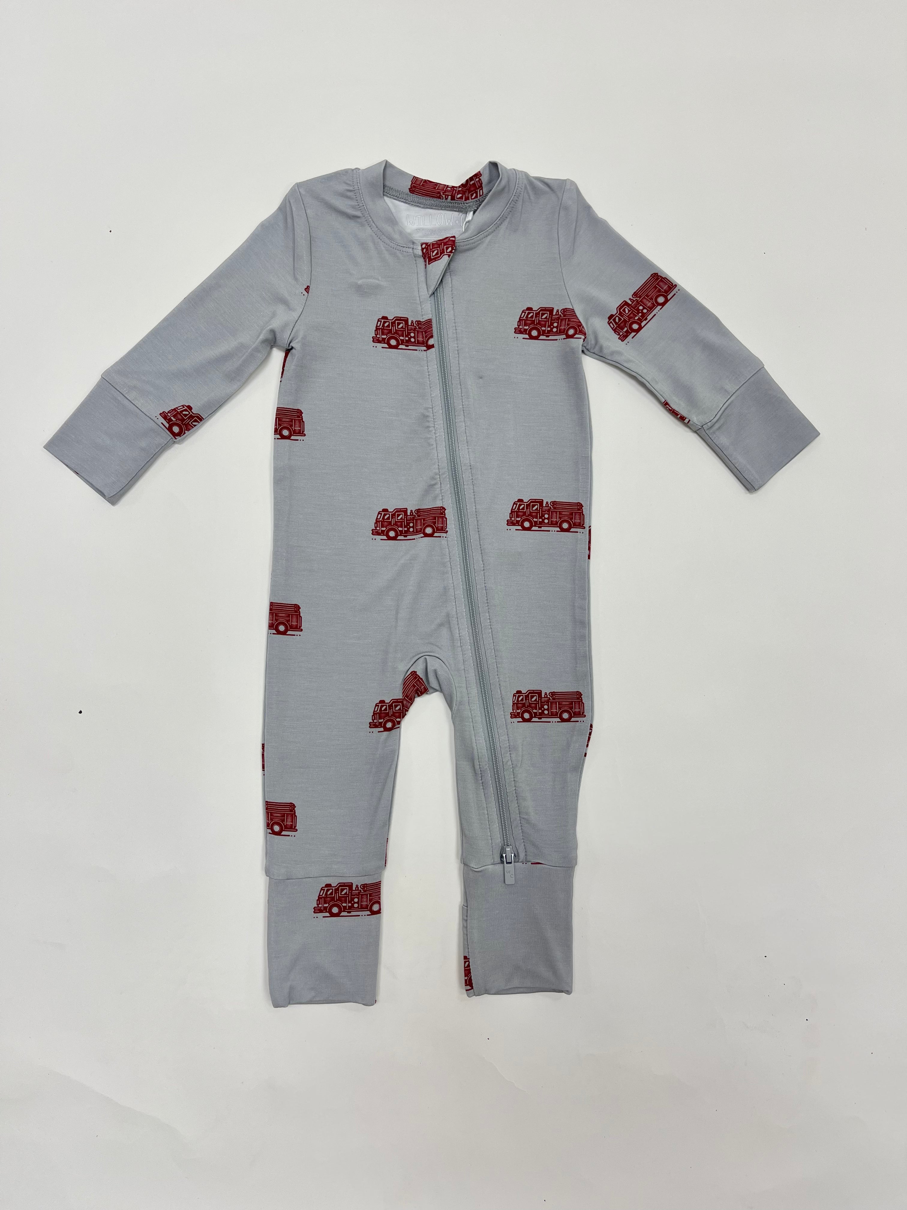 Bamboo Footie - Firetruck