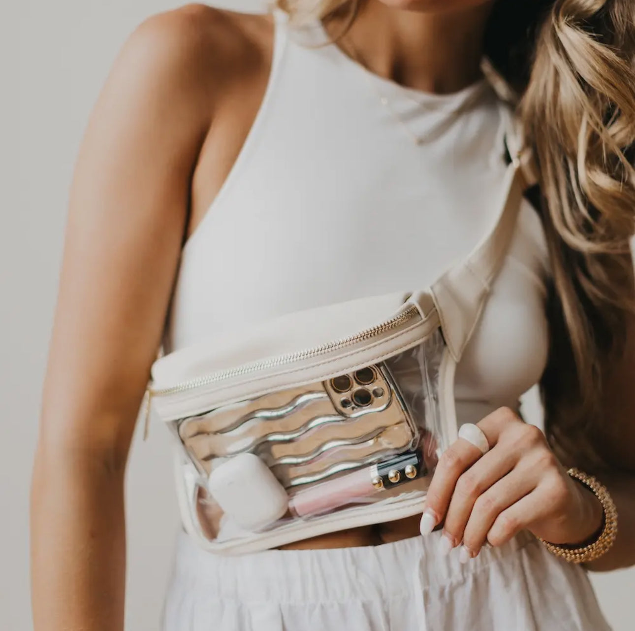 Clara Bum Bag - Cream
