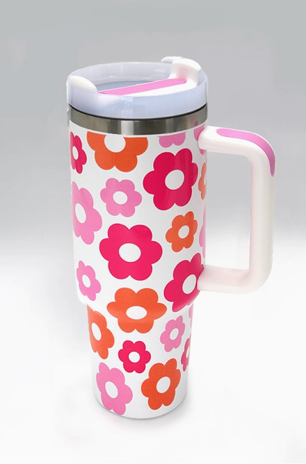 40oz Tumbler - Daisy