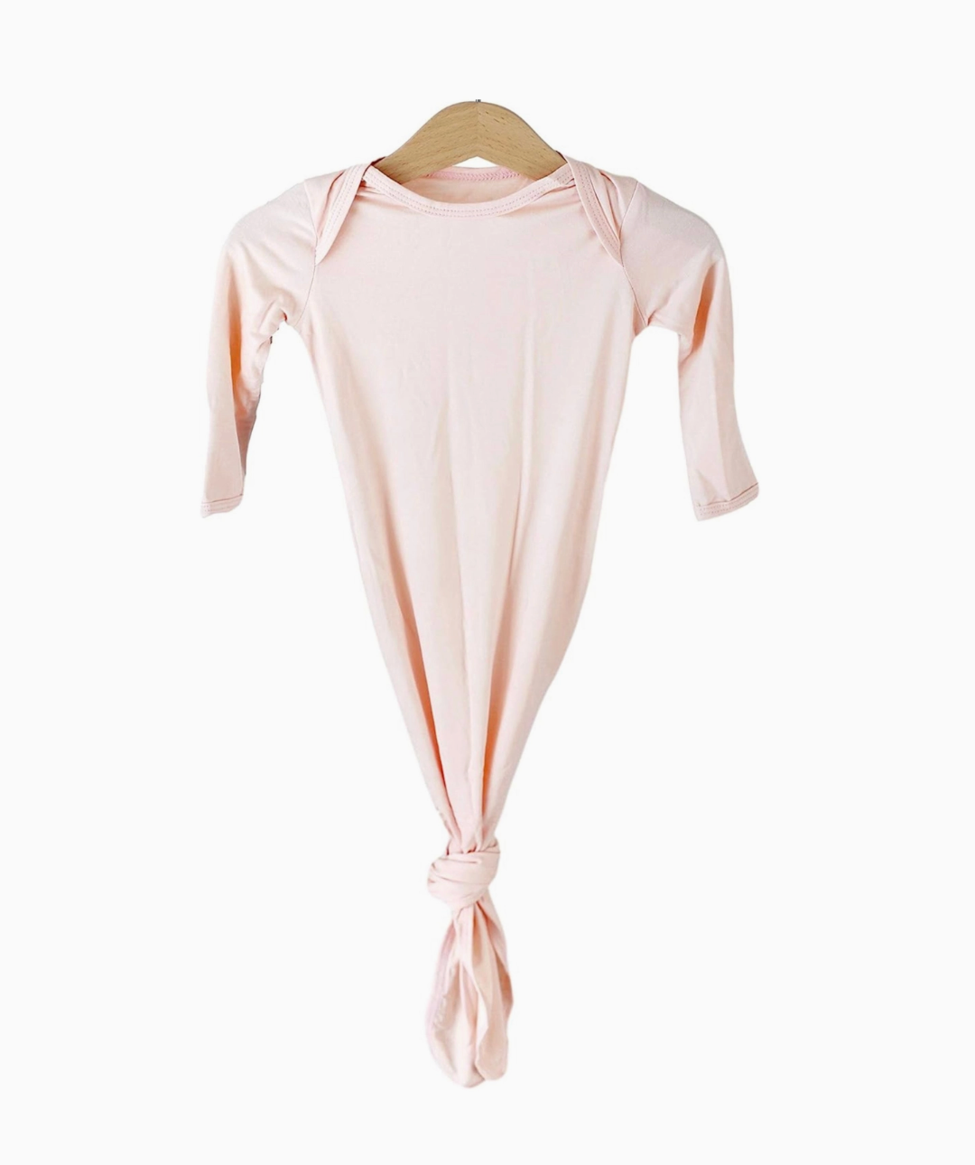 Bamboo Knotted Gown - Blush Pink
