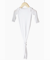 Bamboo Knotted Gown - White