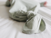 Cotton Knotted Gown - Mint Sage