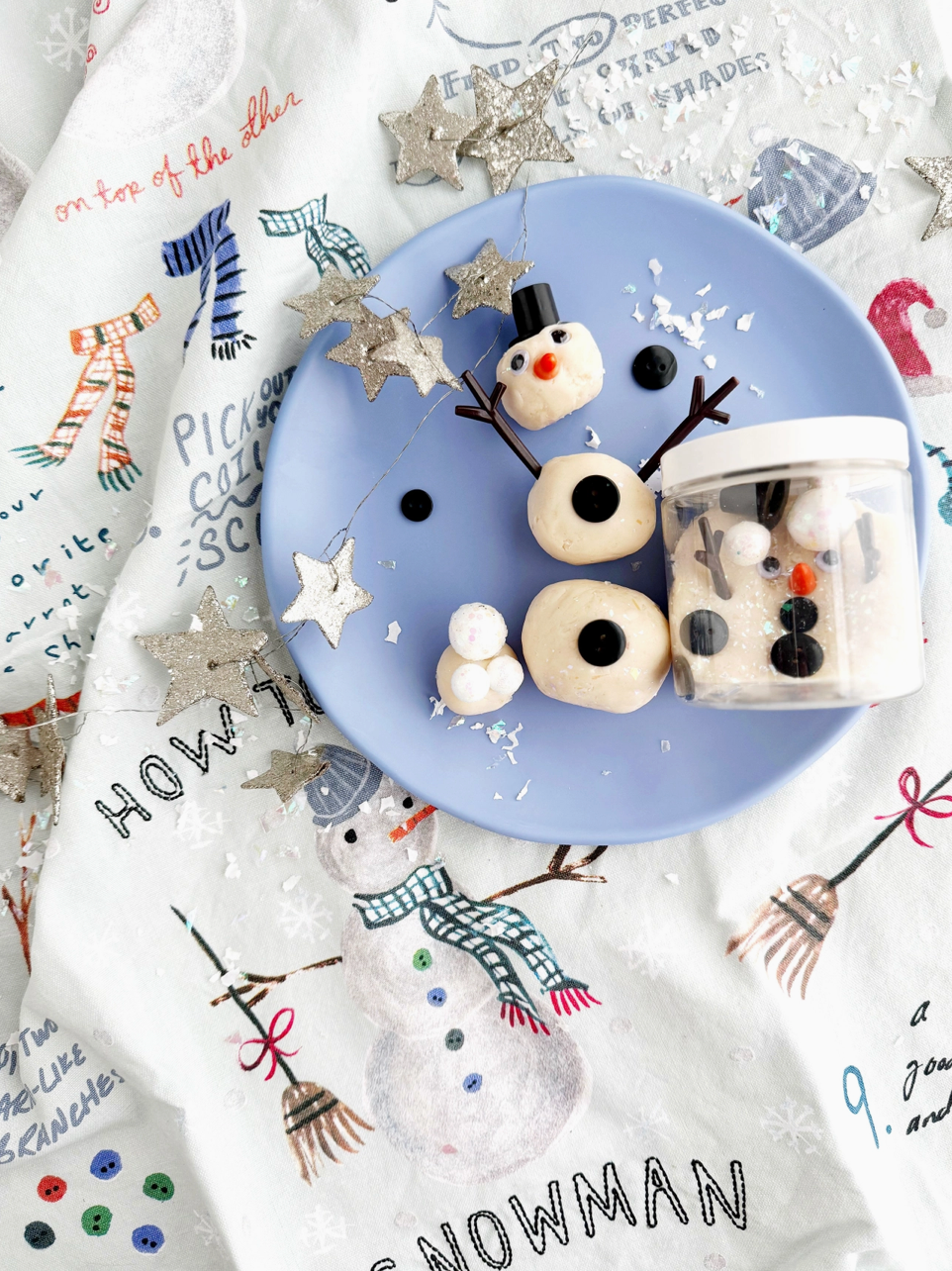 Snowman Dough To Go