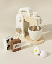 Wooden Blender + Accessories