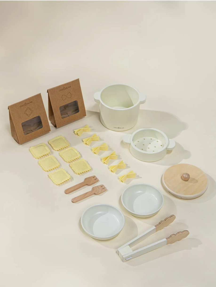 Wooden Pasta Playset