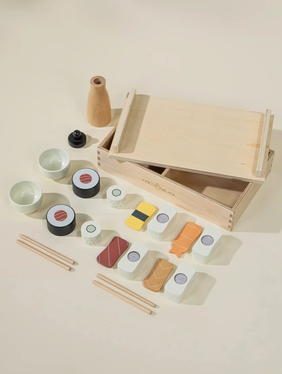 Wooden Sushi Playset