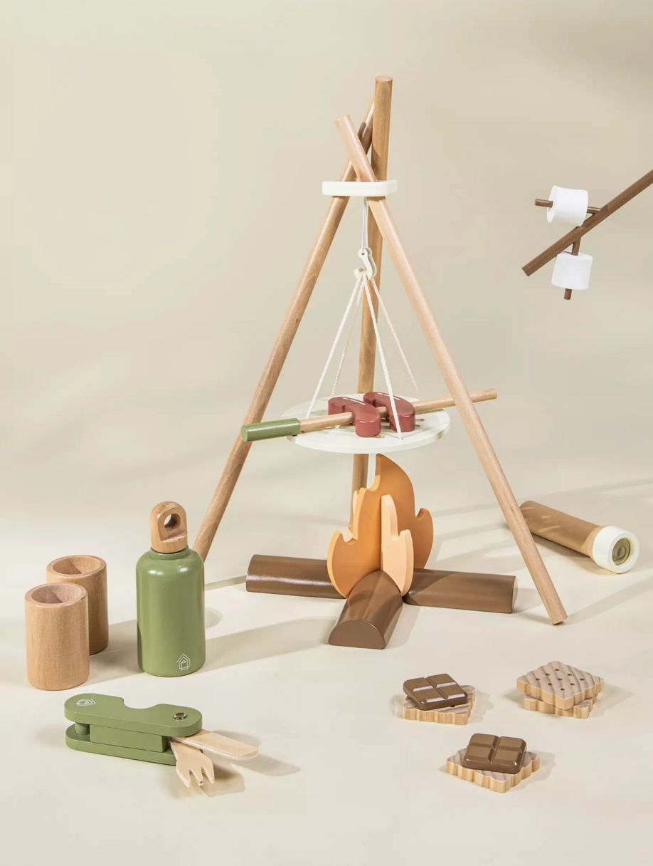 Wooden Camping Set