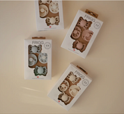 FRIGG Baby's First Pacifier 4 Pack - Moonlight Sailing (Cream)