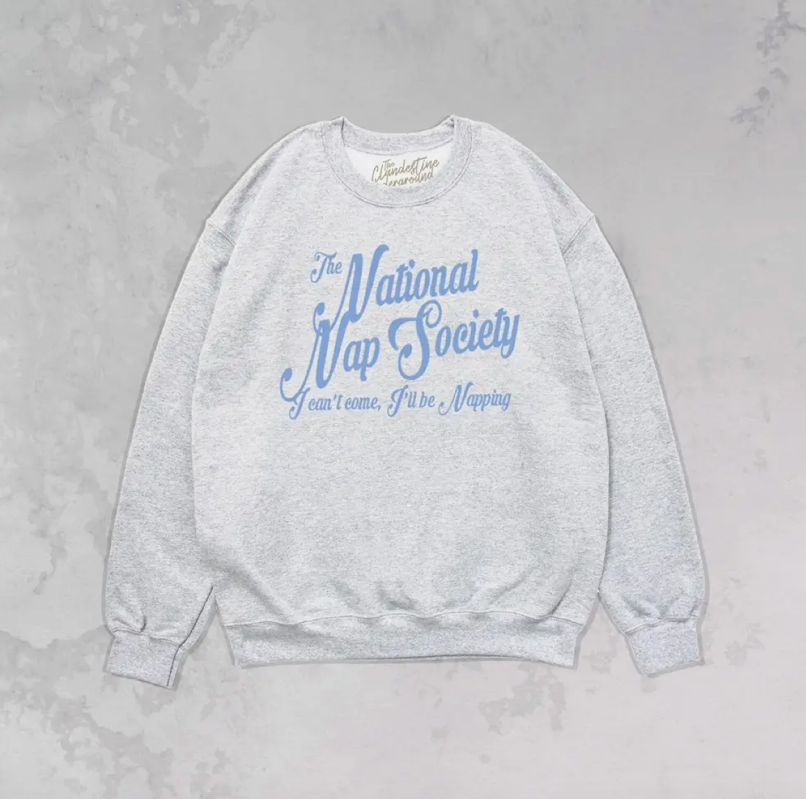 National Nap Society Oversized Sweatshirt