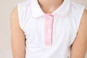 Gabby Tank - Pure Coconut/Cotton Candy Pink