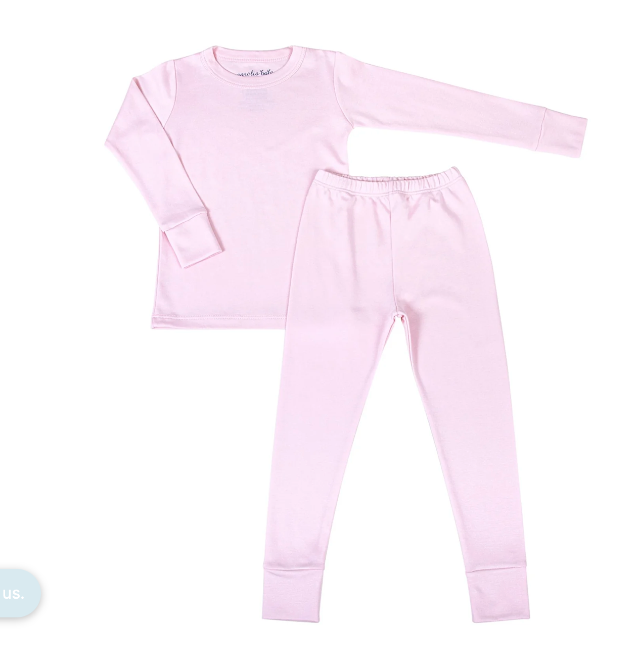 Pima Cotton Long Pajamas - Pink