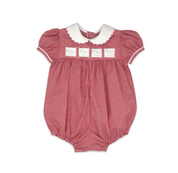 Ruth Ribbon Bubble - Ridgeland Red Minigingham