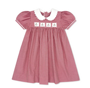 Ruth Ribbon Dress - Ridgeland Red Minigingham