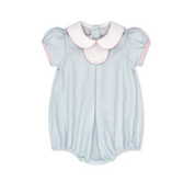 Timeless Tab Bubble - Baby Blue Minigingham