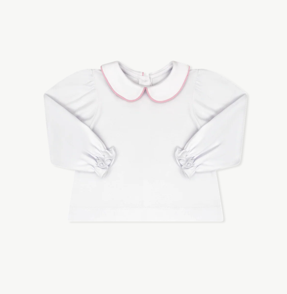 Better Together Blouse - Legacy White/Princeton Pink Corduroy