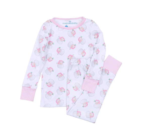 Santa Baby Pajamas - Pink