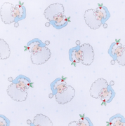 Santa Baby Footie - Blue