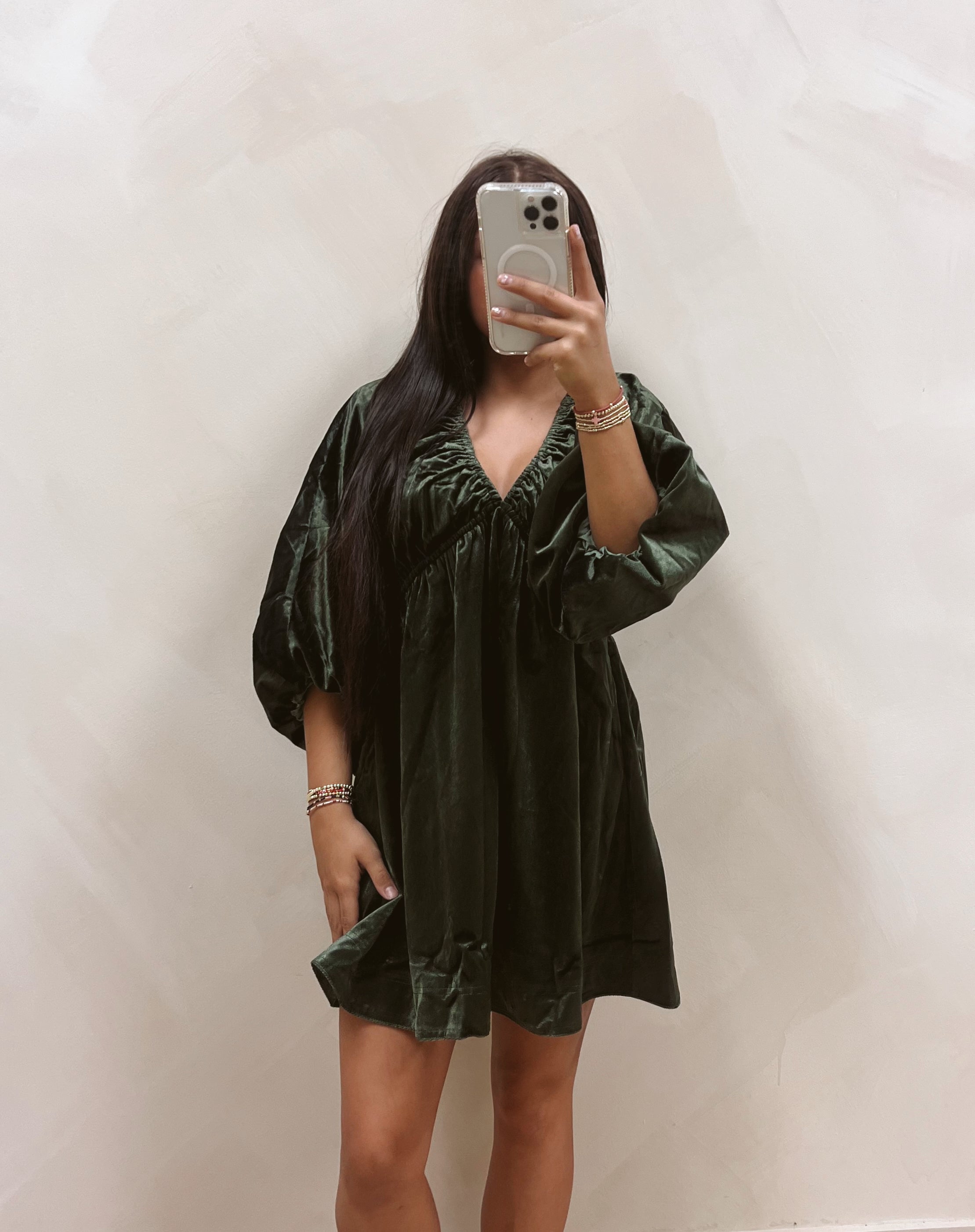 Blair Dress - Olive Pebble Hill Blair Dress - Olive Pebble Hill