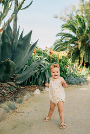 Cream Floral Bubble Romper