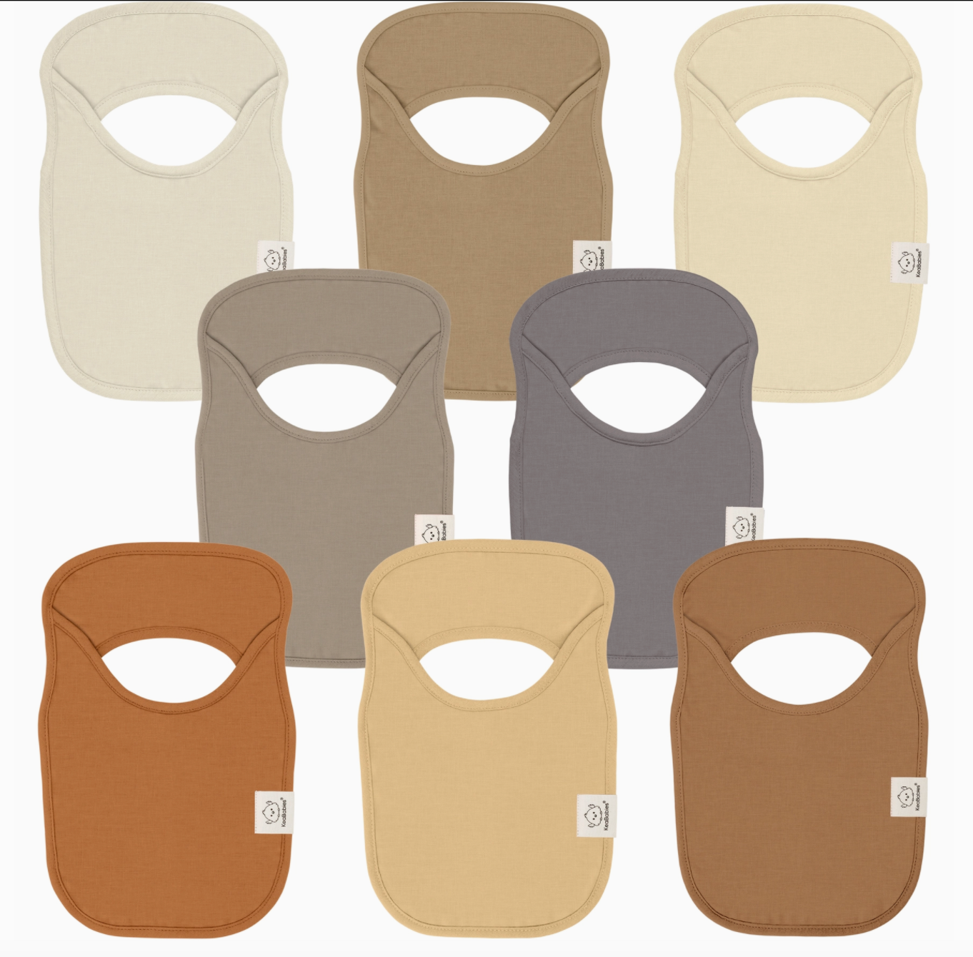 Hallo Bibs (8 pk) - Terracotta