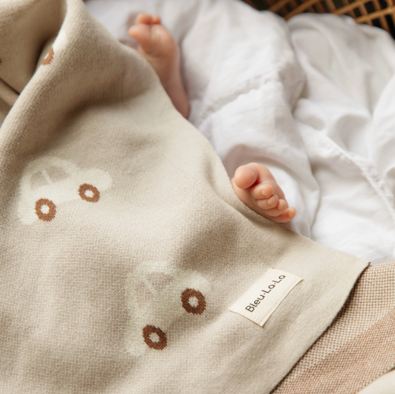 Luxury Receiving Blanket - Cars