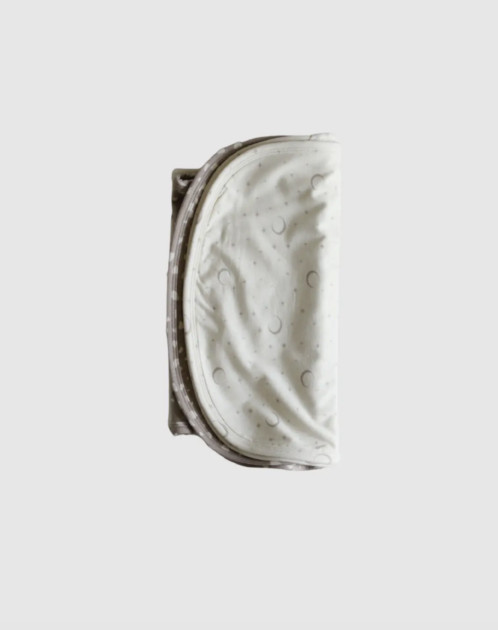 Bamboo Burp Cloth Set - Pebble/Moon Stars