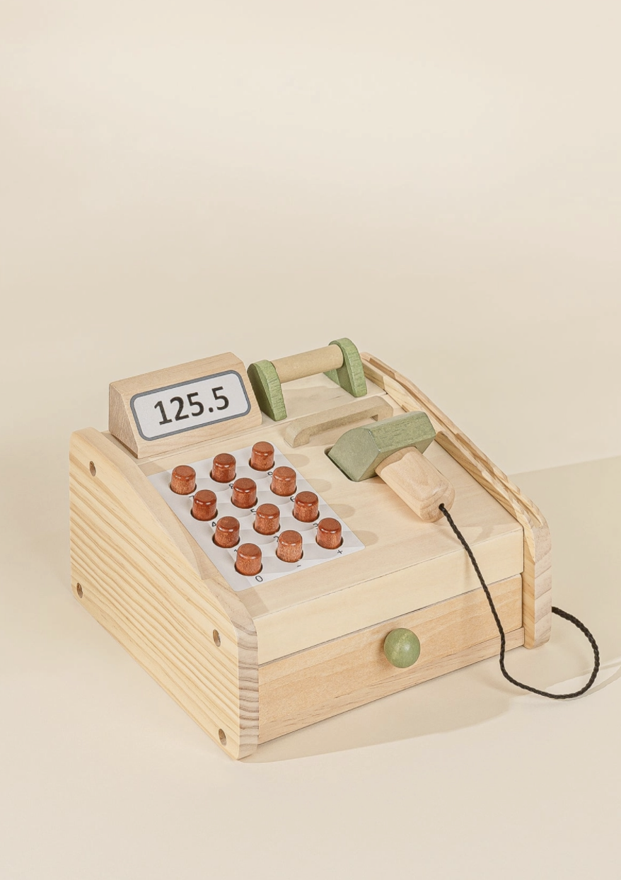Wooden Cash Register