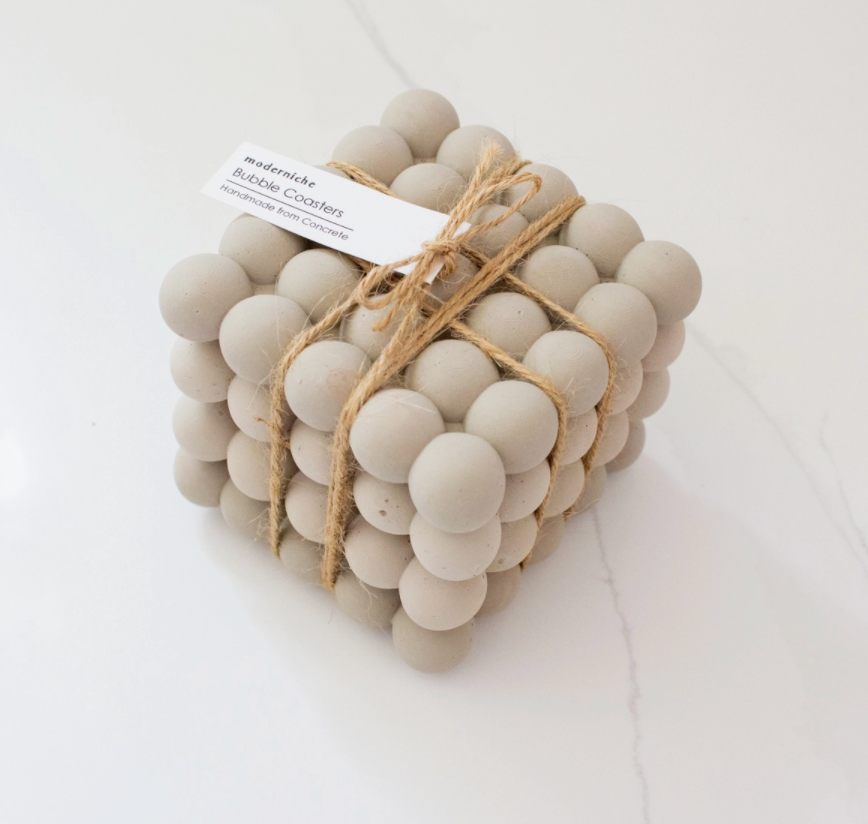 Concrete Coaster (Set of 4) - Sand