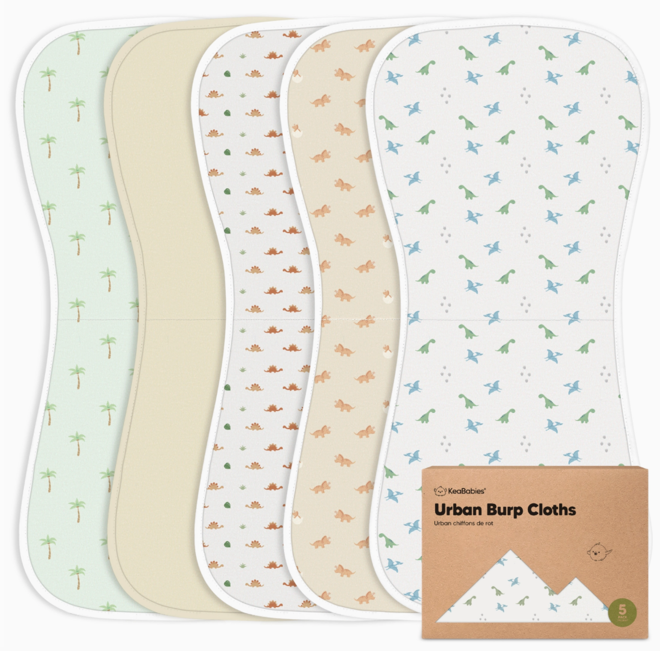 Urban Burp Cloths (5 pk) - Roarsome