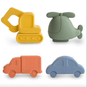 Mold Free Bath Toy Set - Vehicle