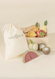 Wooden Fruits Playset
