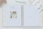 Baby Memory Book + Keepsake Box - Sand