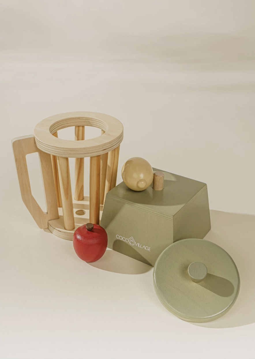 Wooden Blender - Green