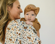 Muslin Burp Cloth - Harvest Floral