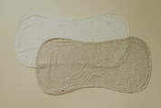 Bamboo Burp Cloth Set - Pebble/Moon Stars