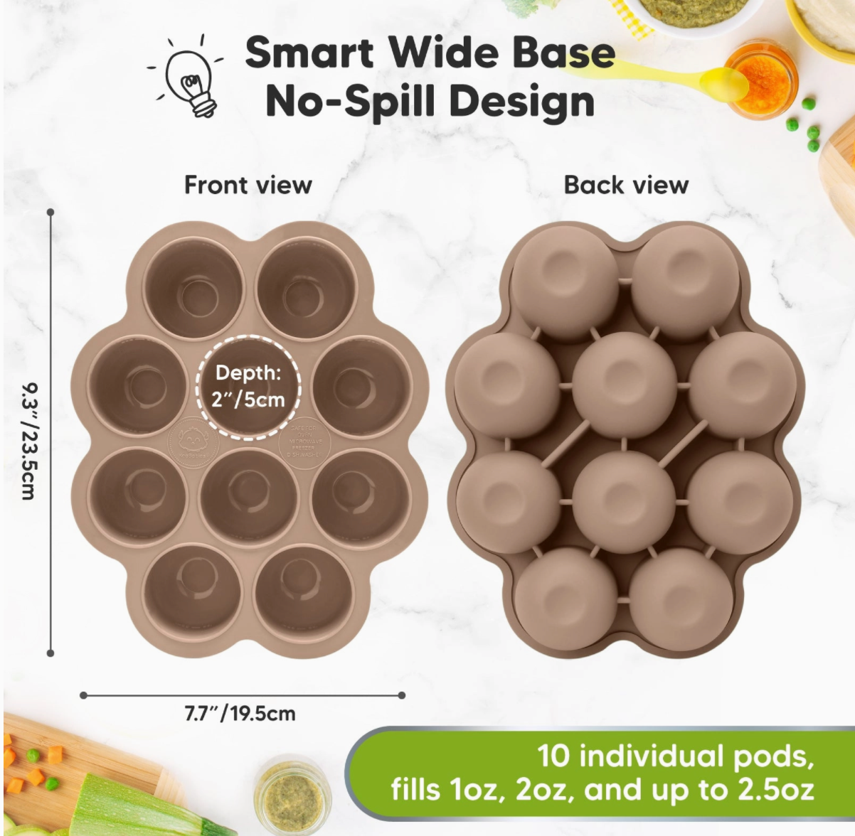 Baby Food Prep Tray