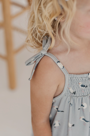 Bamboo Dress - Seagull