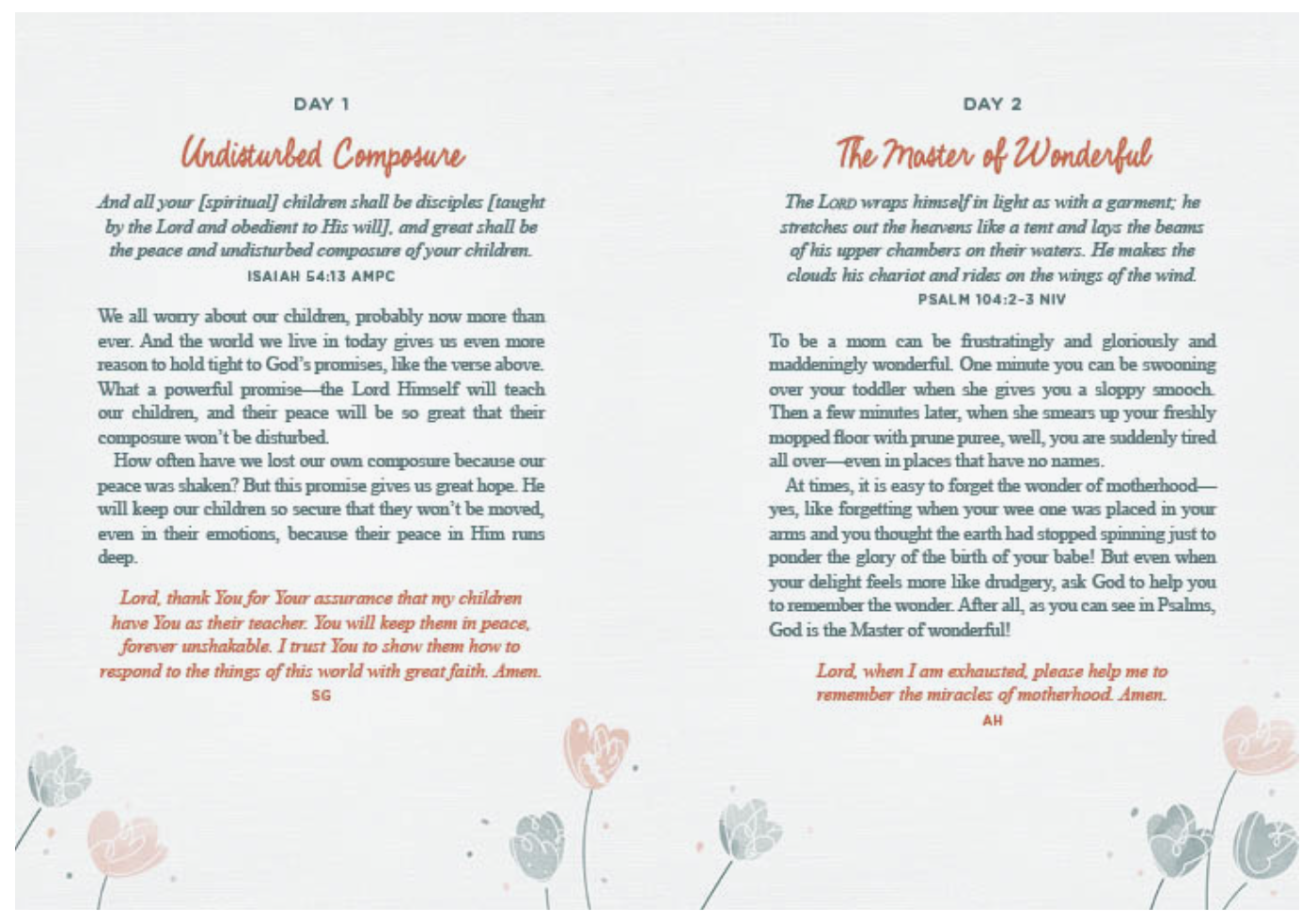 3 Minute Daily Devotions for Moms