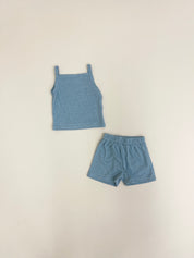 Butter Tank Set - Blue