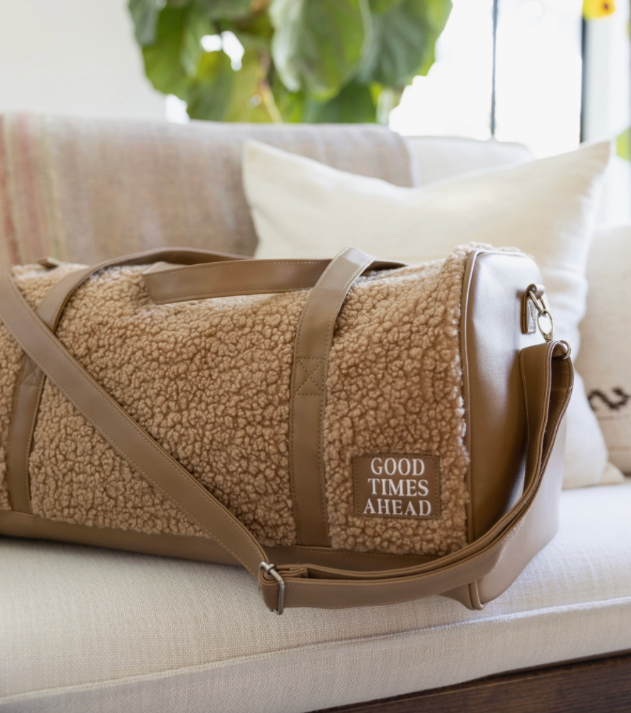 Teddy Sherpa Duffle - Mocha