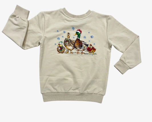 French Terry Pullover - Merry Mallards