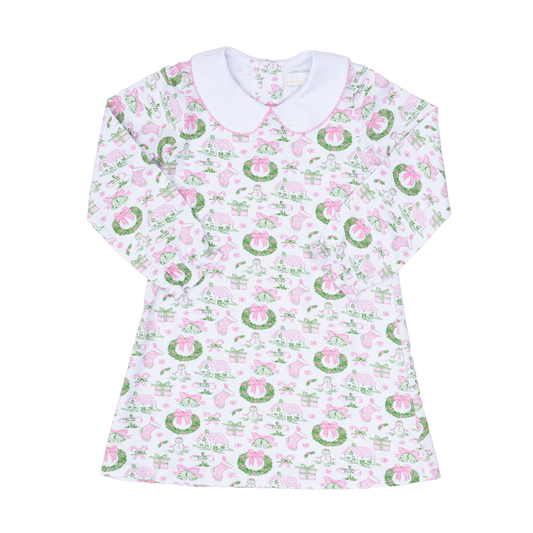 Presley Kait Dress - Holiday Toile