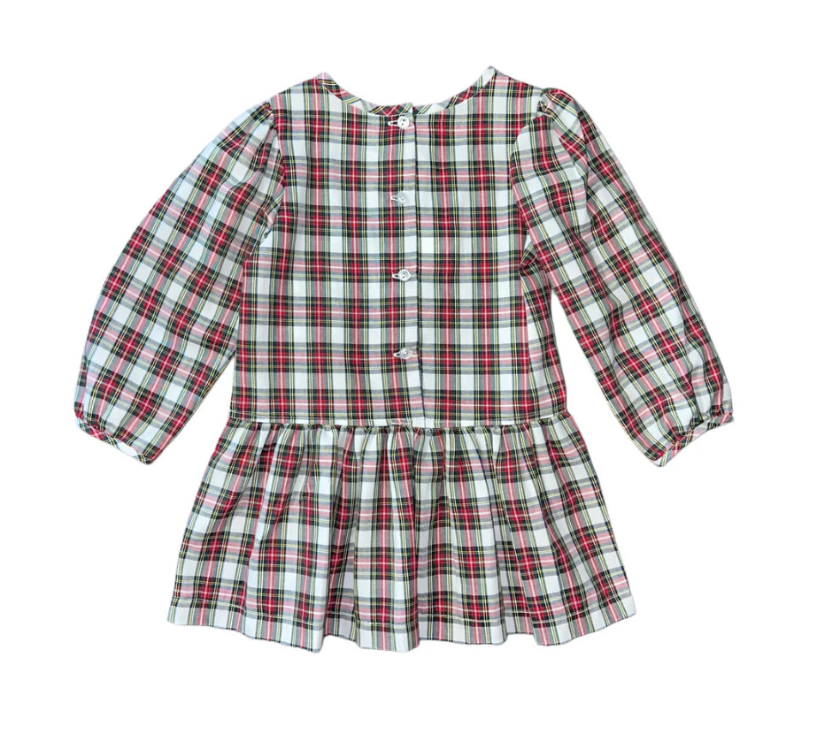 Layla Dress - Red/Green Plaid