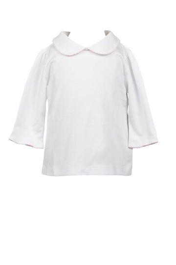 Proper Peony ¾ Sleeve Shirt With Pink