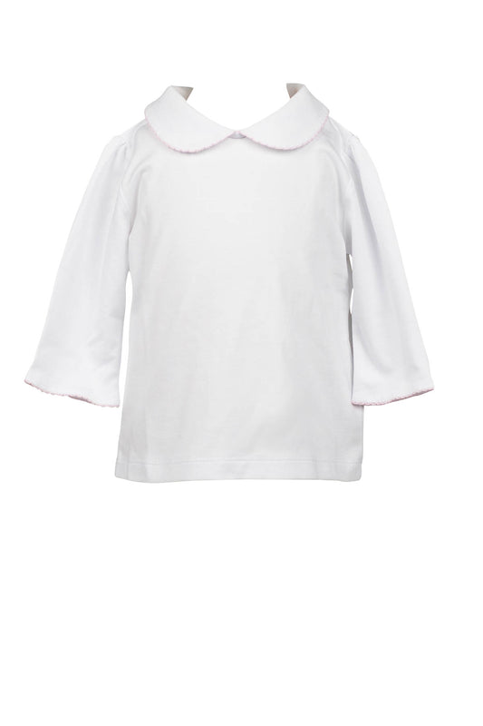 Proper Peony ¾ Sleeve Shirt With Pink