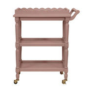 Scalloped Bar Cart
