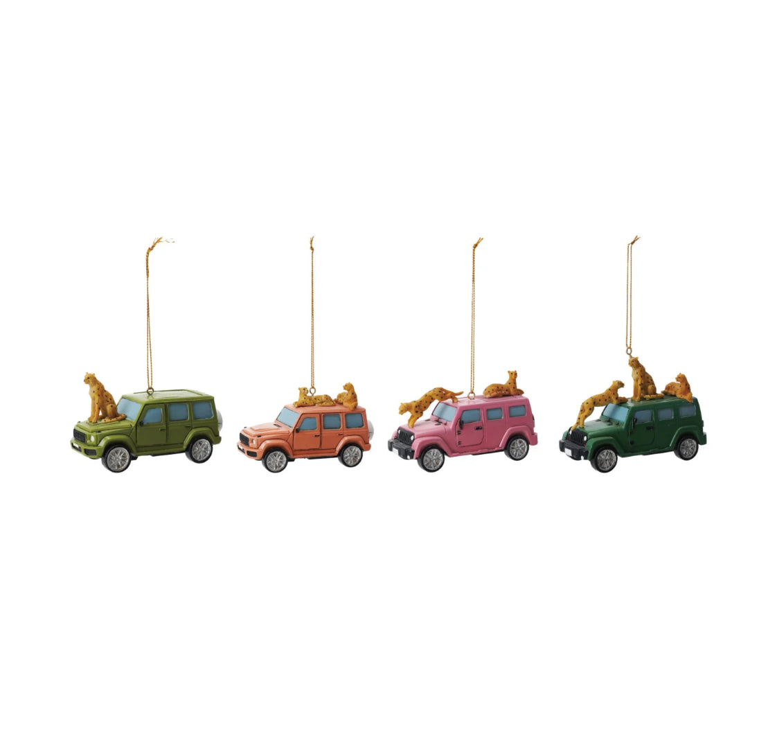 Safari Car Ornament