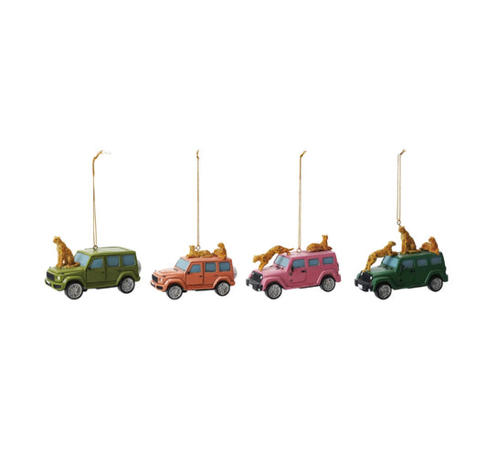 Safari Car Ornament